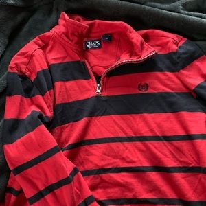 longsleeve striped crop top from chaps